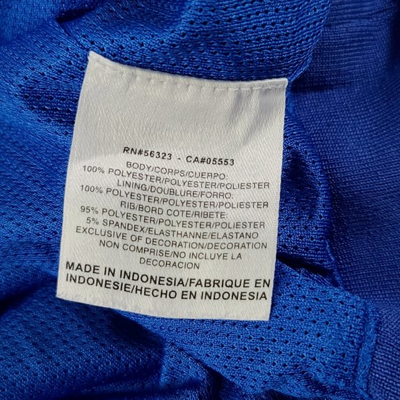 Nike Men's Size 2XL Track Jacket Blue Polyester Dri Fit Run Gym Athletic - Picture 4 of 10